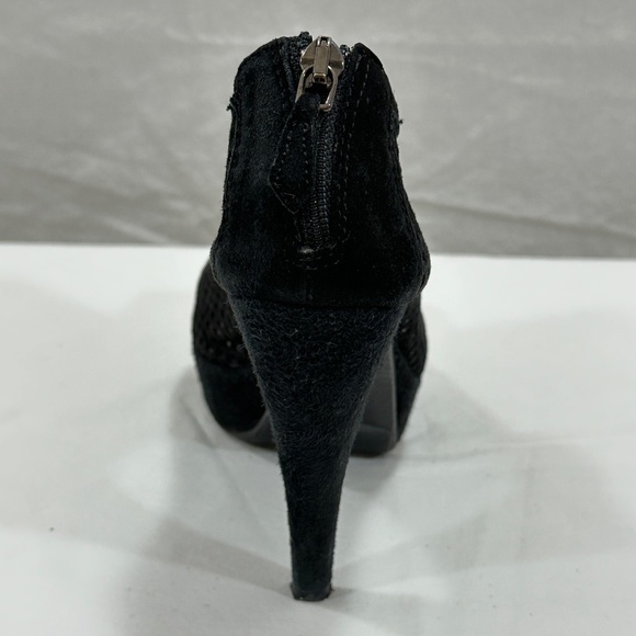 Gastone Lucioli Peep-Toe Perforated Platform Booties - Size 37.5 - Picture 8 of 13